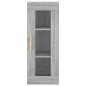 vidaXL Aparador alto madera contrachapada gris Sonoma 34,5x34x180 cm vidaXL Aparador alto madera contrachapada gris Sonoma 34,5x34x180 cm