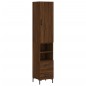 vidaXL Aparador alto madera contrachapada roble marrón 34,5x34x180 cm vidaXL Aparador alto madera contrachapada roble marrón 34,5x34x180 cm