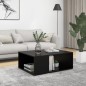 vidaXL Mesa de centro madera contrachapada negro 90x67x33 cm vidaXL Mesa de centro madera contrachapada negro 90x67x33 cm