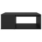 vidaXL Mesa de centro madera contrachapada negro 90x67x33 cm vidaXL Mesa de centro madera contrachapada negro 90x67x33 cm