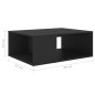 vidaXL Mesa de centro madera contrachapada negro 90x67x33 cm vidaXL Mesa de centro madera contrachapada negro 90x67x33 cm