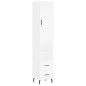 vidaXL Aparador alto madera contrachapada blanco 34,5x34x180 cm vidaXL Aparador alto madera contrachapada blanco 34,5x34x180 cm