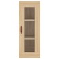 vidaXL Aparador de madera contrachapada roble Sonoma 34,5x34x180 cm vidaXL Aparador de madera contrachapada roble Sonoma 34,5x34x180 cm