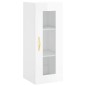 vidaXL Aparador alto madera contrachapada blanco brillo 34,5x34x180 cm vidaXL Aparador alto madera contrachapada blanco brillo 34,5x34x180 cm