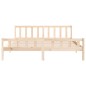 vidaXL Estructura de cama de madera maciza 160x200 cm