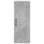 vidaXL Aparador de madera contrachapada gris hormigón 34,5x34x180 cm vidaXL Aparador de madera contrachapada gris hormigón 34,5x34x180 cm