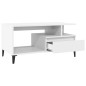 vidaXL Mesa de centro madera contrachapada blanca 90x49x45 cm vidaXL Mesa de centro madera contrachapada blanca 90x49x45 cm