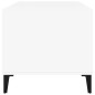 vidaXL Mesa de centro madera contrachapada blanca 90x49x45 cm vidaXL Mesa de centro madera contrachapada blanca 90x49x45 cm