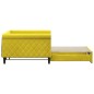 vidaXL Sofá cama nido terciopelo amarillo 100x200 cm vidaXL Sofá cama nido terciopelo amarillo 100x200 cm