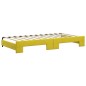 vidaXL Sofá cama nido terciopelo amarillo 100x200 cm vidaXL Sofá cama nido terciopelo amarillo 100x200 cm