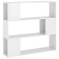 vidaXL Estantería/divisor de espacios blanco brillo 100x24x94 cm vidaXL Estantería/divisor de espacios blanco brillo 100x24x94 cm