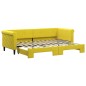 vidaXL Sofá cama nido terciopelo amarillo 80x200 cm