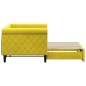 vidaXL Sofá cama nido terciopelo amarillo 80x200 cm
