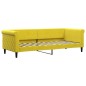 vidaXL Sofá cama nido terciopelo amarillo 80x200 cm