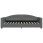 vidaXL Sofá cama nido tela gris oscuro 90x200 cm vidaXL Sofá cama nido tela gris oscuro 90x200 cm