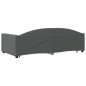 vidaXL Sofá cama nido tela gris oscuro 100x200 cm vidaXL Sofá cama nido tela gris oscuro 100x200 cm