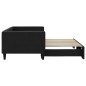 vidaXL Sofá cama nido tela negro 90x190 cm vidaXL Sofá cama nido tela negro 90x190 cm