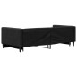vidaXL Sofá cama nido tela negro 90x190 cm vidaXL Sofá cama nido tela negro 90x190 cm