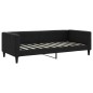 vidaXL Sofá cama nido tela negro 90x190 cm vidaXL Sofá cama nido tela negro 90x190 cm
