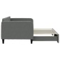 vidaXL Sofá cama nido tela gris oscuro 90x200 cm vidaXL Sofá cama nido tela gris oscuro 90x200 cm