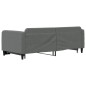 vidaXL Sofá cama nido tela gris oscuro 90x200 cm vidaXL Sofá cama nido tela gris oscuro 90x200 cm