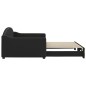 vidaXL Sofá cama nido tela negro 100x200 cm vidaXL Sofá cama nido tela negro 100x200 cm