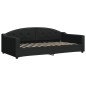 vidaXL Sofá cama nido tela negro 100x200 cm vidaXL Sofá cama nido tela negro 100x200 cm