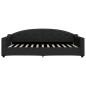 vidaXL Sofá cama nido tela negro 100x200 cm vidaXL Sofá cama nido tela negro 100x200 cm