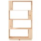vidaXL Estantería/divisor de espacios madera maciza pino 80x25x132 cm vidaXL Estantería/divisor de espacios madera maciza pino 80x25x132 cm