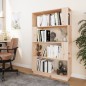 vidaXL Estantería/divisor de espacios madera maciza pino 80x25x132 cm vidaXL Estantería/divisor de espacios madera maciza pino 80x25x132 cm