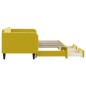 vidaXL Sofá cama nido con cajones terciopelo amarillo 90x200 cm vidaXL Sofá cama nido con cajones terciopelo amarillo 90x200 cm