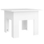 vidaXL Mesa de centro madera contrachapada blanco 55x55x42 cm vidaXL Mesa de centro madera contrachapada blanco 55x55x42 cm
