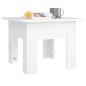 vidaXL Mesa de centro madera contrachapada blanco 55x55x42 cm vidaXL Mesa de centro madera contrachapada blanco 55x55x42 cm