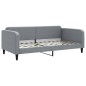 vidaXL Sofá cama nido con cajones tela gris claro 100x200 cm vidaXL Sofá cama nido con cajones tela gris claro 100x200 cm