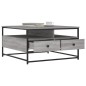 vidaXL Mesa de centro madera de ingeniería gris Sonoma 80x80x45 cm vidaXL Mesa de centro madera de ingeniería gris Sonoma 80x80x45 cm
