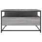 vidaXL Mesa de centro madera de ingeniería gris Sonoma 80x80x45 cm vidaXL Mesa de centro madera de ingeniería gris Sonoma 80x80x45 cm