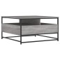 vidaXL Mesa de centro madera de ingeniería gris Sonoma 80x80x45 cm vidaXL Mesa de centro madera de ingeniería gris Sonoma 80x80x45 cm