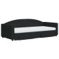 vidaXL Sofá cama nido con cajones tela negro 90x200 cm vidaXL Sofá cama nido con cajones tela negro 90x200 cm