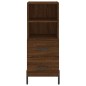 vidaXL Aparador alto madera contrachapada roble marrón 34,5x34x180 cm vidaXL Aparador alto madera contrachapada roble marrón 34,5x34x180 cm