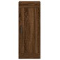 vidaXL Aparador alto madera contrachapada roble marrón 34,5x34x180 cm vidaXL Aparador alto madera contrachapada roble marrón 34,5x34x180 cm