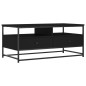 vidaXL Mesa de centro madera de ingeniería negro 100x51x45 cm vidaXL Mesa de centro madera de ingeniería negro 100x51x45 cm