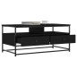 vidaXL Mesa de centro madera de ingeniería negro 100x51x45 cm vidaXL Mesa de centro madera de ingeniería negro 100x51x45 cm