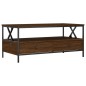 vidaXL Mesa de centro madera de ingeniería roble marrón 100x51x45 cm vidaXL Mesa de centro madera de ingeniería roble marrón 100x51x45 cm
