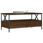 vidaXL Mesa de centro madera de ingeniería roble marrón 100x51x45 cm vidaXL Mesa de centro madera de ingeniería roble marrón 100x51x45 cm