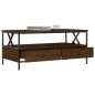 vidaXL Mesa de centro madera de ingeniería roble marrón 100x51x45 cm vidaXL Mesa de centro madera de ingeniería roble marrón 100x51x45 cm