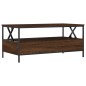 vidaXL Mesa de centro madera de ingeniería roble marrón 100x51x45 cm vidaXL Mesa de centro madera de ingeniería roble marrón 100x51x45 cm