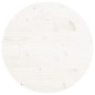 vidaXL Tablero de mesa redondo madera maciza de pino blanco Ø40x3 cm vidaXL Tablero de mesa redondo madera maciza de pino blanco Ø40x3 cm