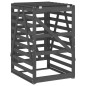 vidaXL Cobertizo para cubos de basura madera pino gris 84x90x128,5 cm vidaXL Cobertizo para cubos de basura madera pino gris 84x90x128,5 cm