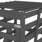 vidaXL Cobertizo para cubos de basura madera pino gris 84x90x128,5 cm vidaXL Cobertizo para cubos de basura madera pino gris 84x90x128,5 cm