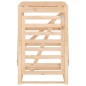 vidaXL Cobertizo para cubos de basura madera maciza pino 84x90x128,5cm vidaXL Cobertizo para cubos de basura madera maciza pino 84x90x128,5cm